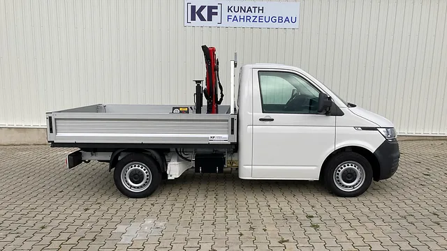 Transporter Kunath Ladekranaufbau mit Pritsche von Kunath Fahrzeugbau GmbH in Roßwein & Döbeln