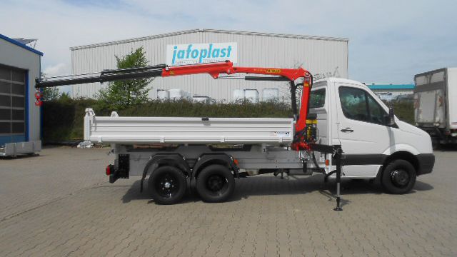 Transporter Kunath Ladekranaufbau mit Kipper von Kunath Fahrzeugbau GmbH in Roßwein & Döbeln