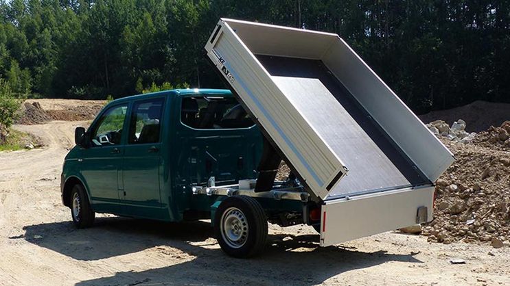Volkswagen Transporter T5, T6 Umbausatz Hinterkipper