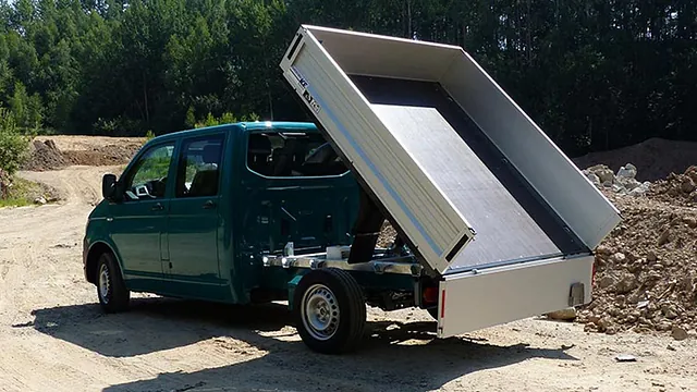 Volkswagen Transporter T5, T6 Umbausatz Hinterkipper