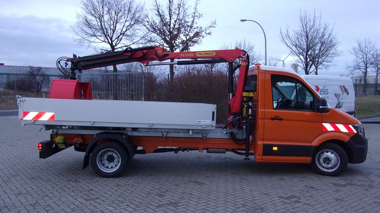 Transporter Kunath Ladekranaufbau mit Kipper von Kunath Fahrzeugbau GmbH in Roßwein & Döbeln