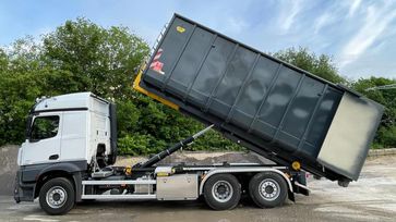 MB Arocs mit Paldinger PH T20a Abrollkipper