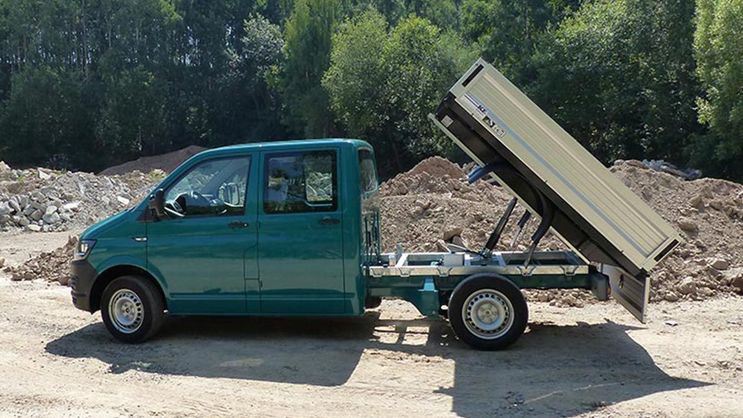 Volkswagen Transporter T5, T6 Umbausatz Hinterkipper