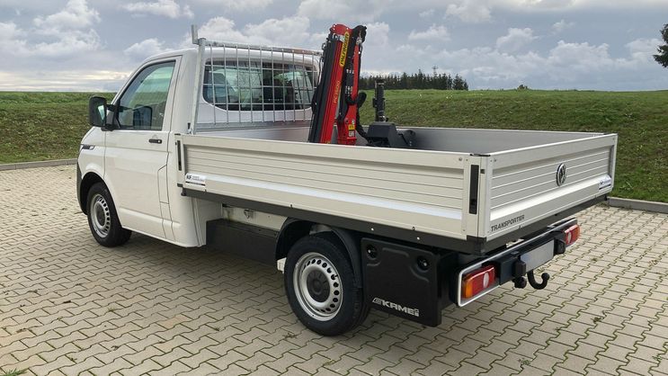 Transporter Kunath Ladekranaufbau mit Pritsche von Kunath Fahrzeugbau GmbH in Roßwein & Döbeln