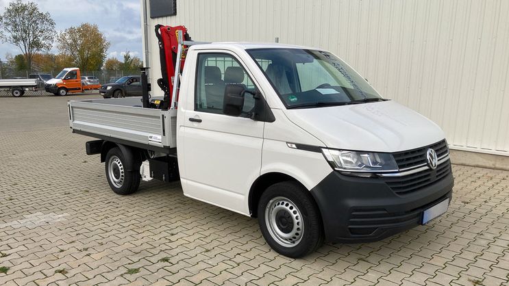 Transporter Kunath Ladekranaufbau mit Pritsche von Kunath Fahrzeugbau GmbH in Roßwein & Döbeln