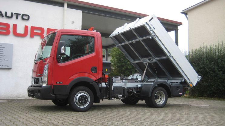 Transporter Kunath Ladekranaufbau mit Kipper von Kunath Fahrzeugbau GmbH in Roßwein & Döbeln