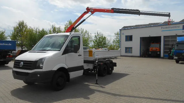 Transporter Kunath Ladekranaufbau mit Kipper von Kunath Fahrzeugbau GmbH in Roßwein & Döbeln