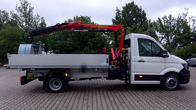 Transporter Kunath Ladekranaufbau mit Kipper von Kunath Fahrzeugbau GmbH in Roßwein & Döbeln