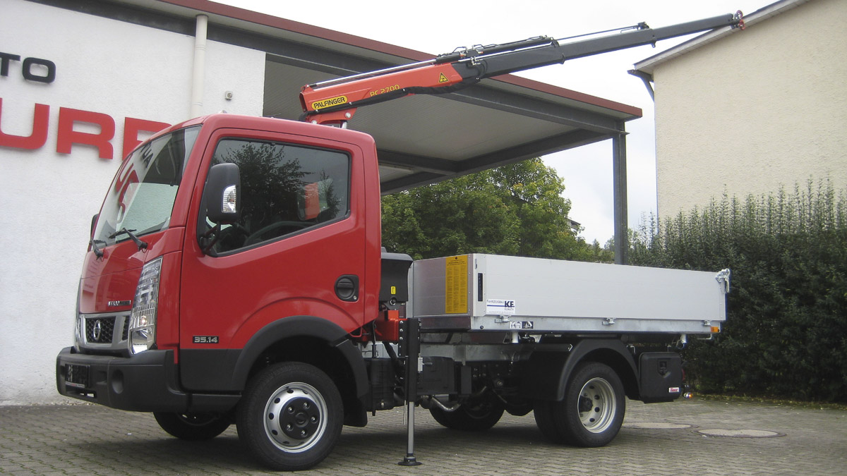 Transporter Kunath Ladekranaufbau mit Kipper von Kunath Fahrzeugbau GmbH in Roßwein & Döbeln