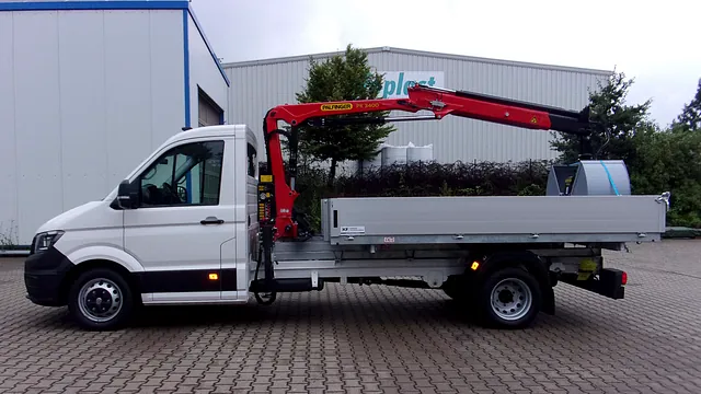 Transporter Kunath Ladekranaufbau mit Kipper von Kunath Fahrzeugbau GmbH in Roßwein & Döbeln