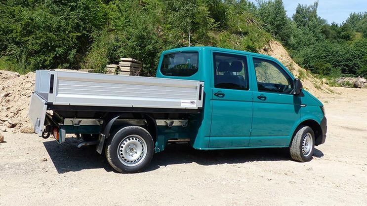 Volkswagen Transporter T5, T6 Umbausatz Hinterkipper